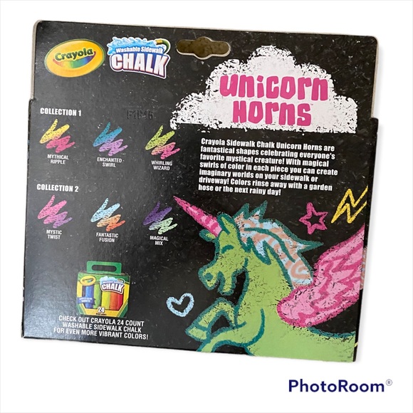 FREE With $15 Purchase! Crayola Unicorn Chalk NWT - Picture 2 of 2